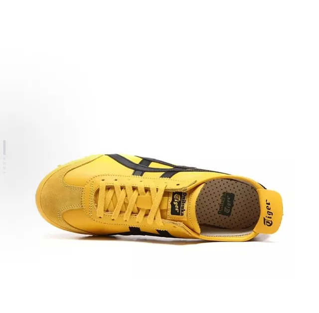 Onitsuka Tiger Mexico 66 Yellow Black लाइफस्टाइल स्नीकर 4