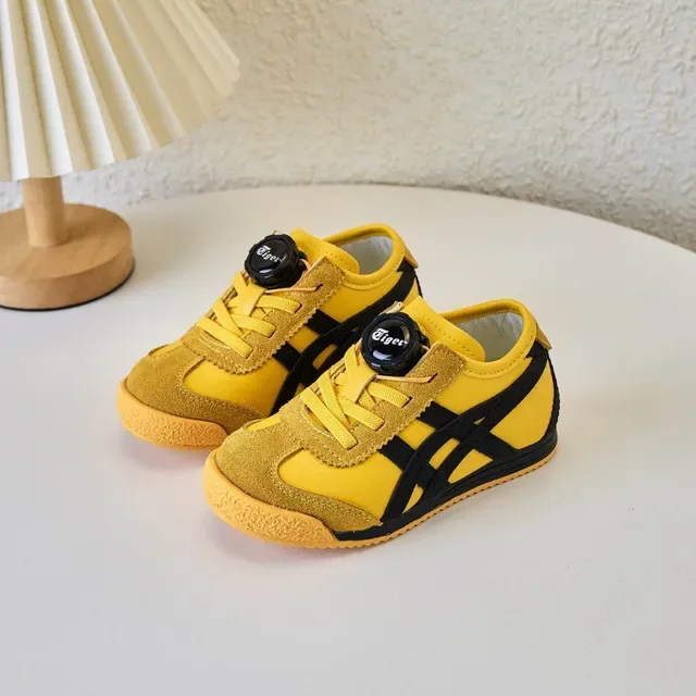 Onitsuka Tiger Chaussures lifestyle blanches et navy low-top runner en daim et maille 11