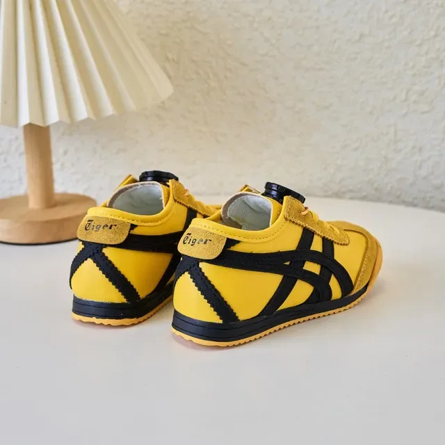 Onitsuka Tiger Chaussures lifestyle blanches et navy low-top runner en daim et maille 12