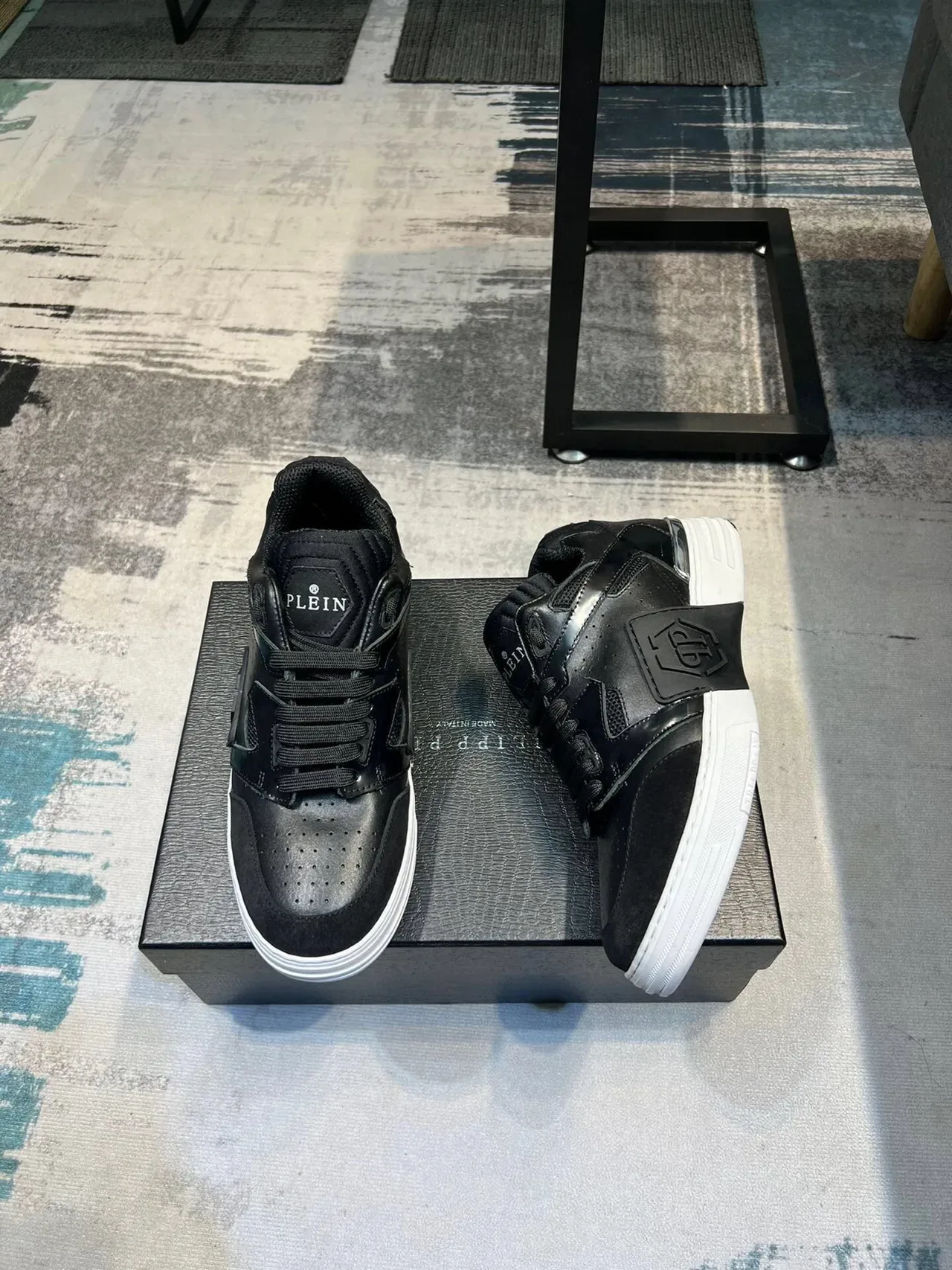 Philipp Plein Sneakers Lifestyle Noires Perforated Toe 7