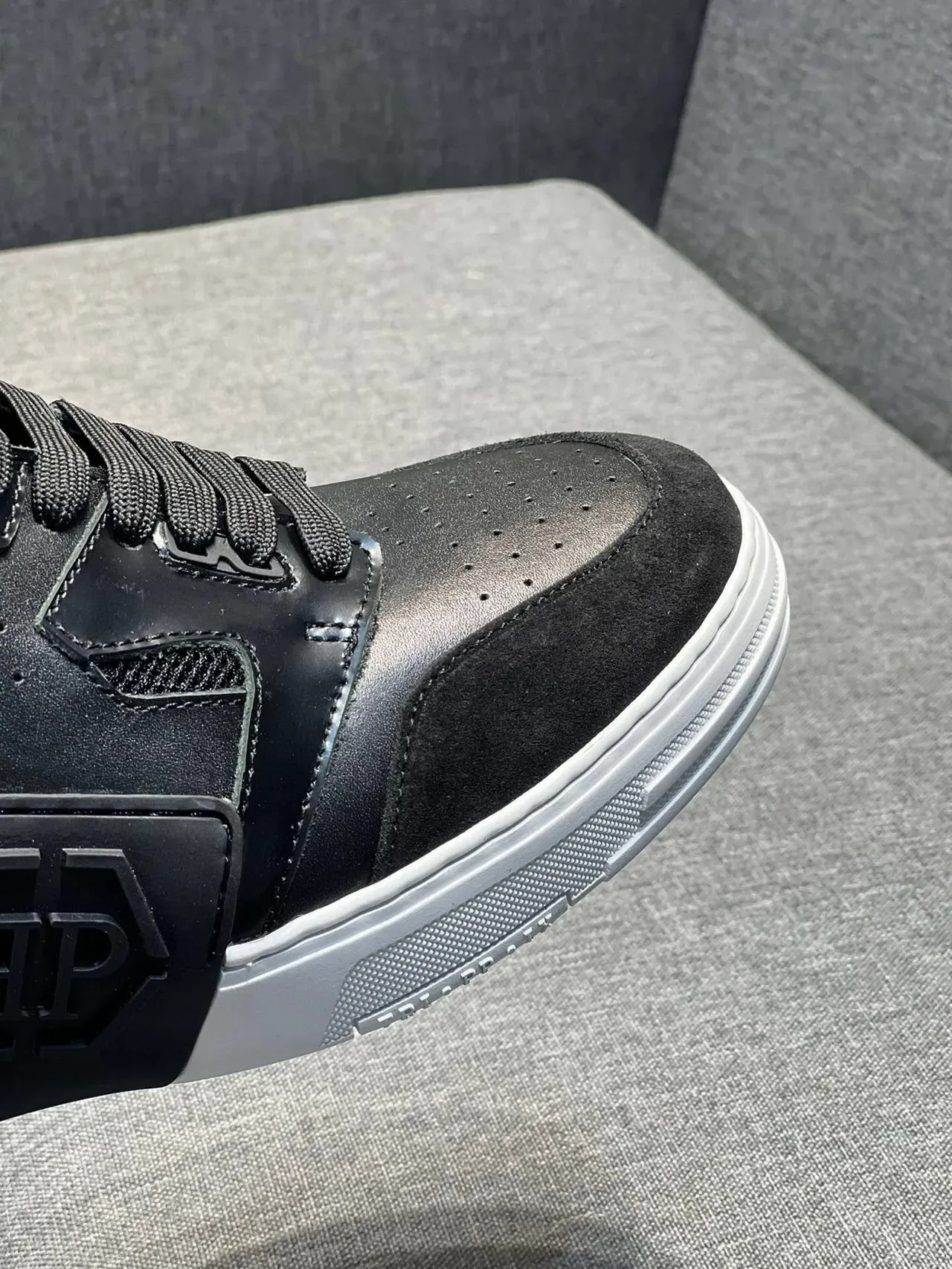 Philipp Plein Sneakers Lifestyle Noires Perforated Toe 8