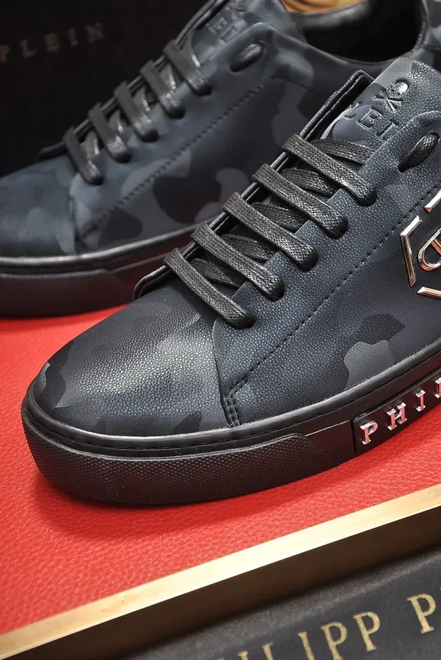Philipp Plein Camouflage-Print Leather Lifestyle Sneakers 3