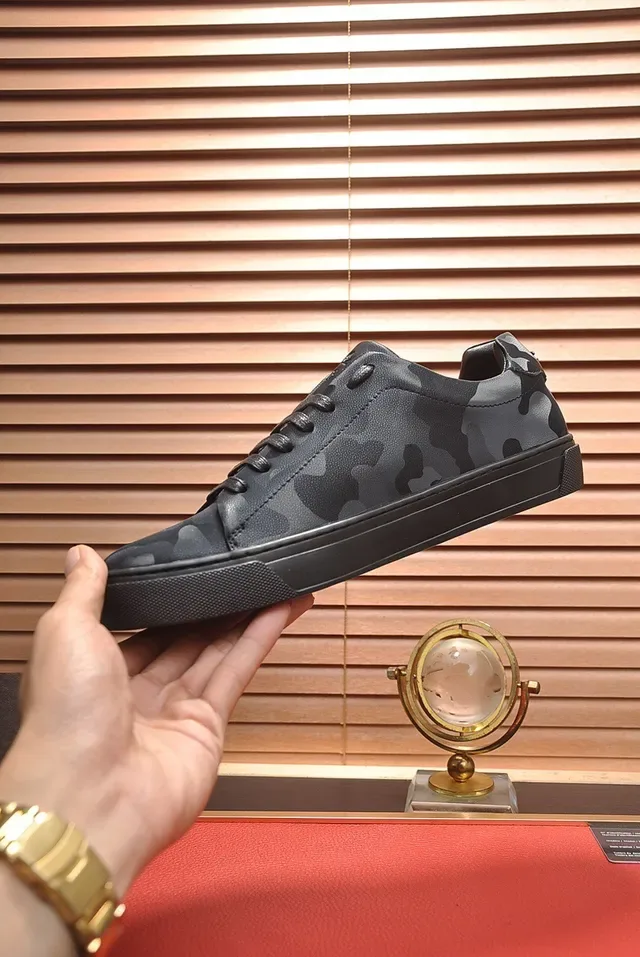 Philipp Plein Camouflage-Print Leather Lifestyle Sneakers 6
