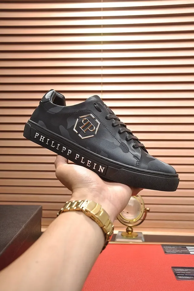 Philipp Plein Camouflage-Print Leather Lifestyle Sneakers 7