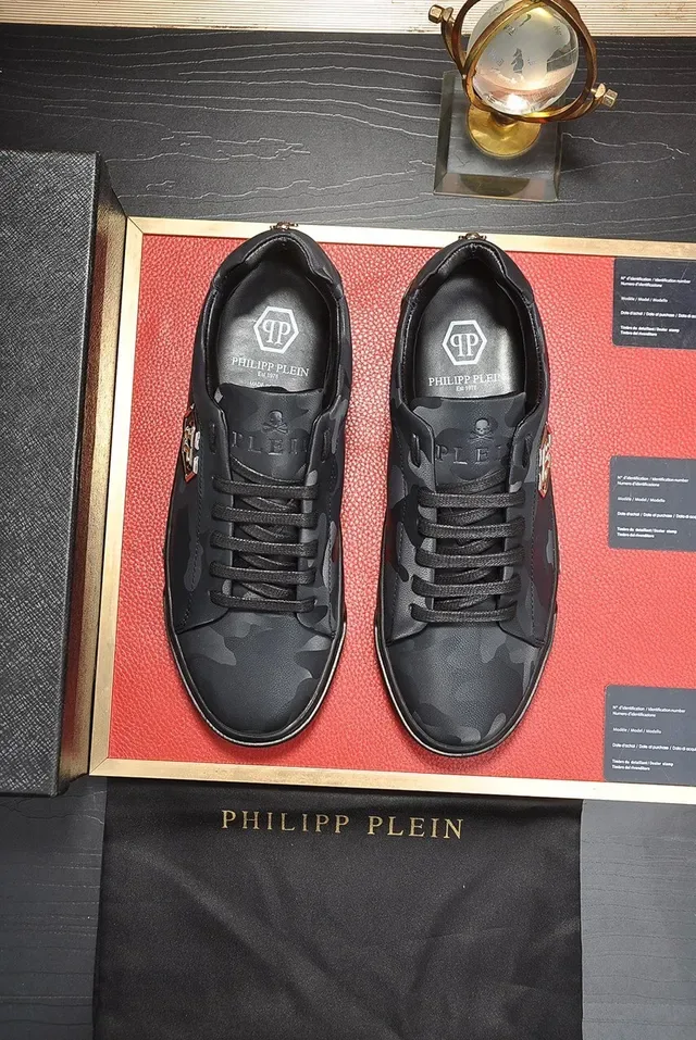Philipp Plein Camouflage-Print Leather Lifestyle Sneakers 9