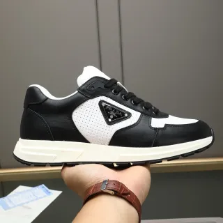 Prada Cloudbust Black and White Two-Tone Lifestyle Sneakers