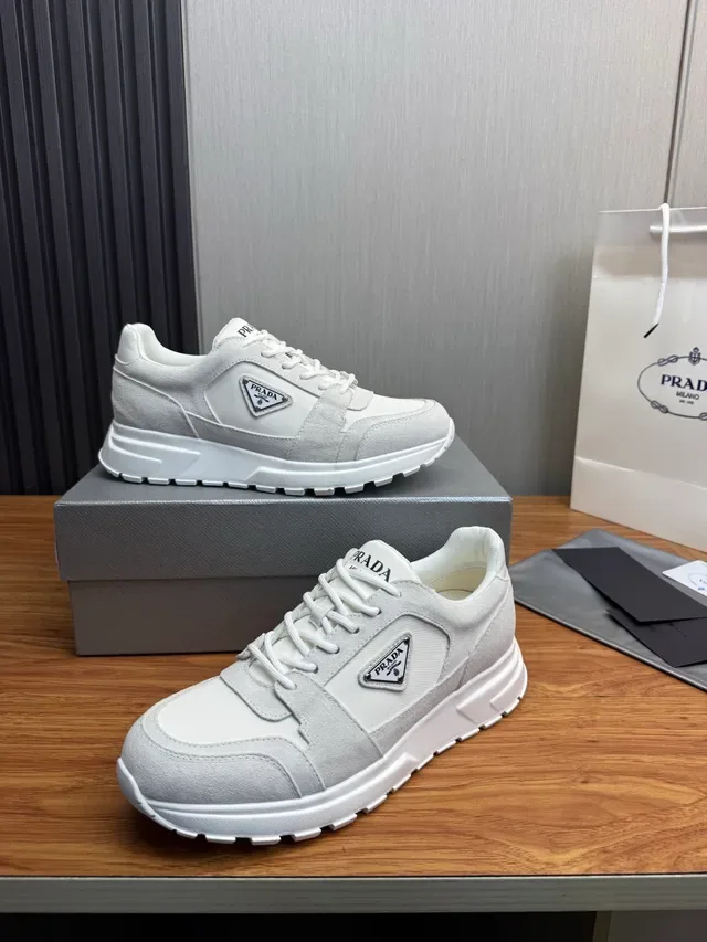 Prada Cloudbust Light Gray Lifestyle Sneakers 4