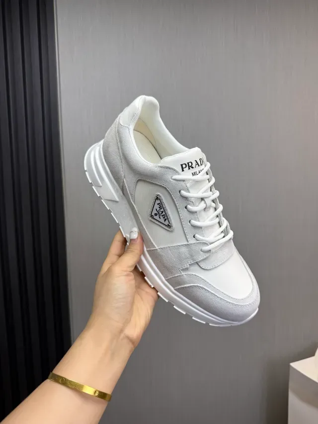 Prada Cloudbust Light Gray Lifestyle Sneakers 8