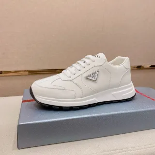 Prada Cloudbust White Paneled Leather Lifestyle Sneakers