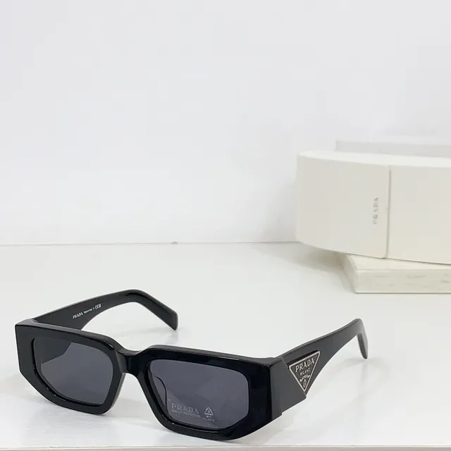 Prada 玛瑙黑黄棱角太阳镜 2