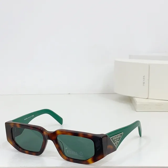 Prada 玛瑙黑黄棱角太阳镜 3
