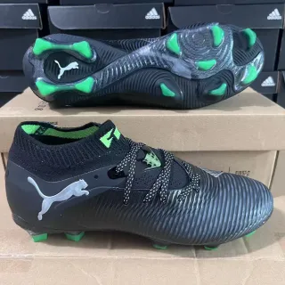 Puma Future Z Black and Green Firm-Ground 足球鞋