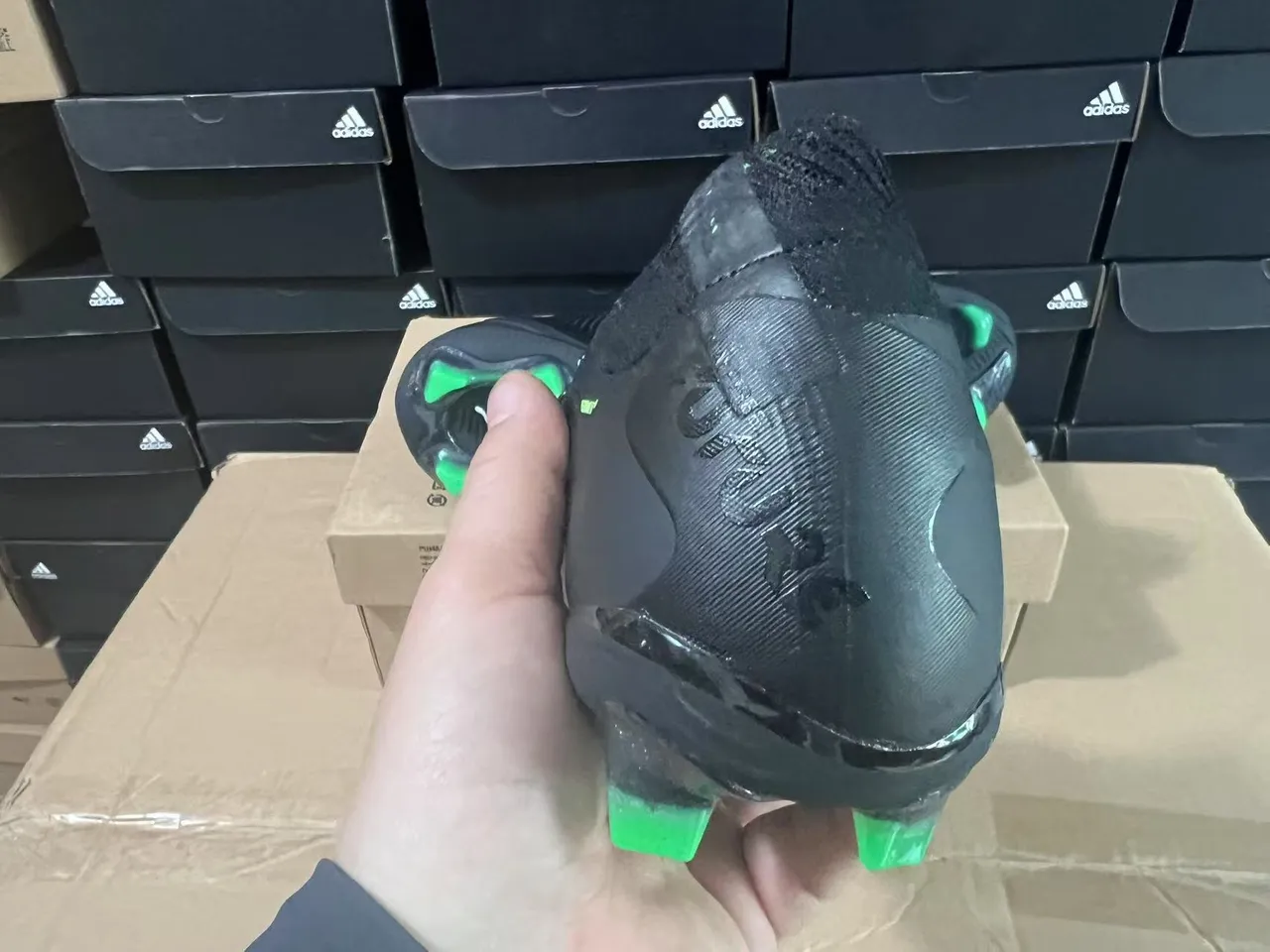 Puma Future Z Black and Green Firm-Ground Soccer Shoes 3