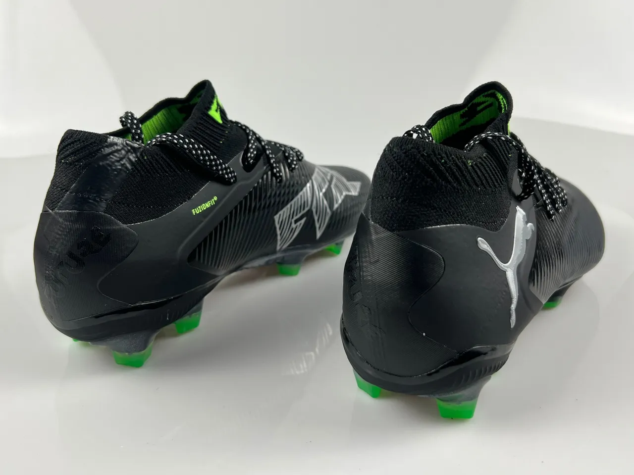 Puma Future Z Black and Green Firm-Ground Soccer Shoes 10