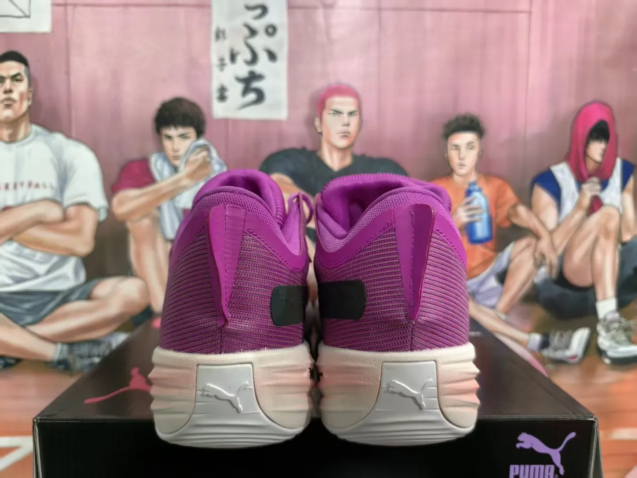 Puma Nitro Ultra Wave Tênis de Basquete com Gradiente Roxo e Rosa 5