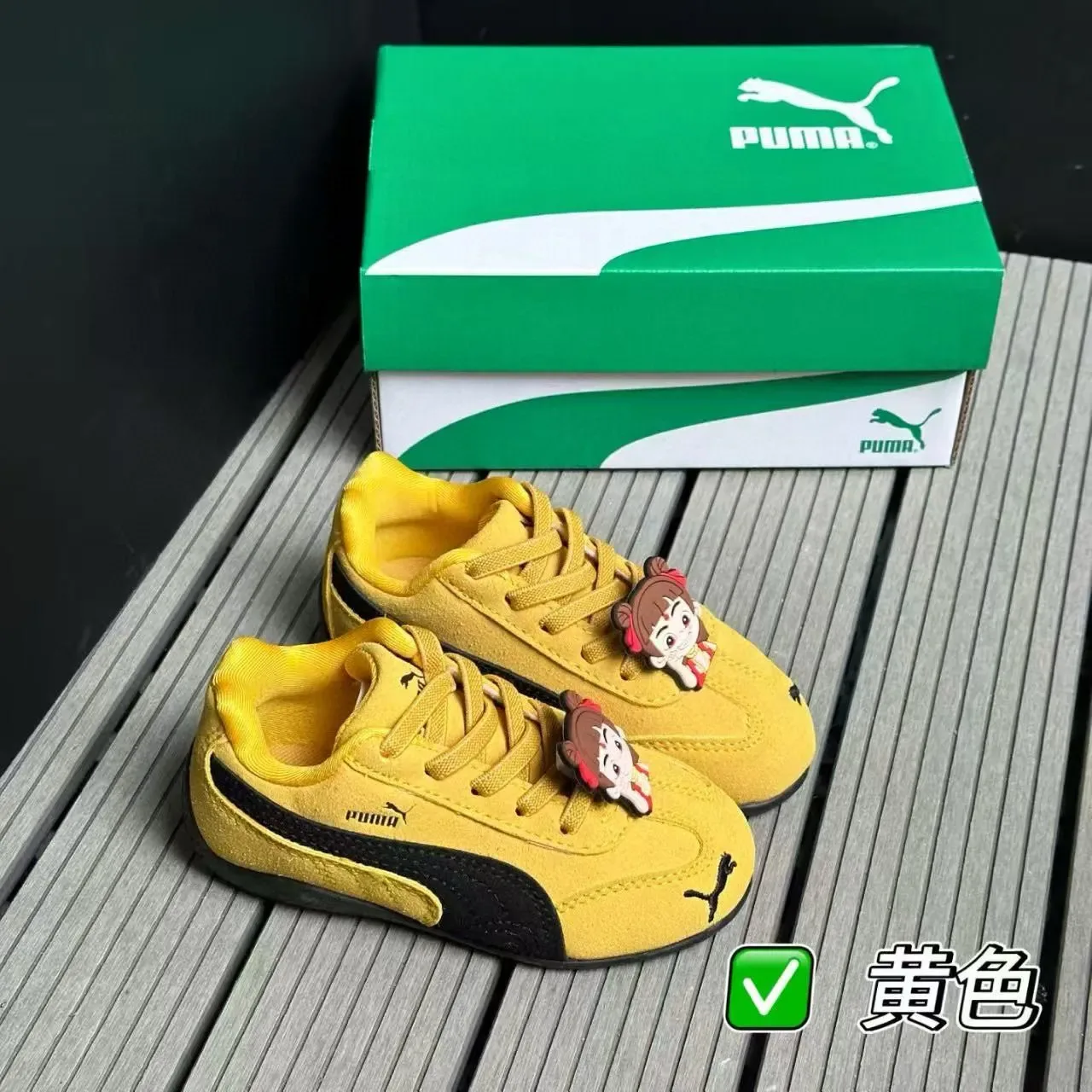 Puma Palermo हरा सफेद लो टॉप स्यूड जैसी ऊपरी जीवनशैली स्नीकर्स 6
