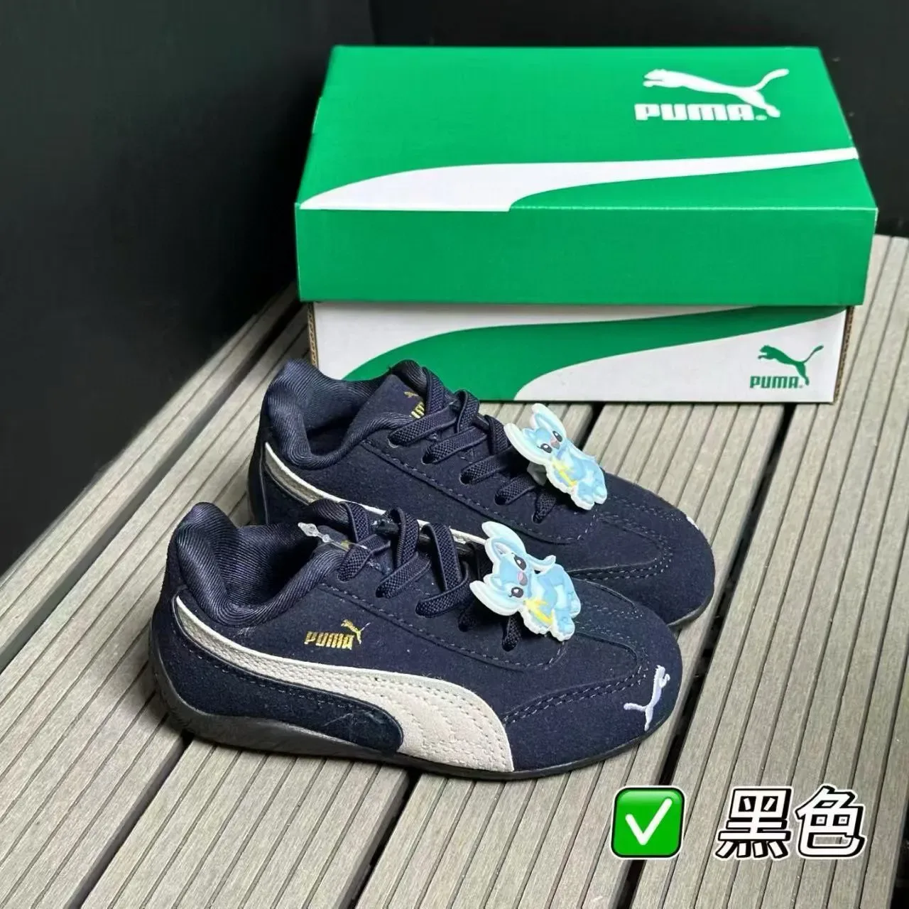 Puma Palermo हरा सफेद लो टॉप स्यूड जैसी ऊपरी जीवनशैली स्नीकर्स 7