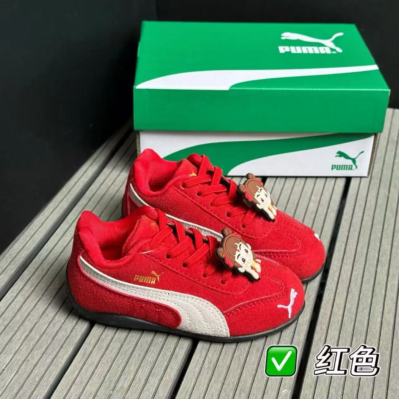 Puma Palermo हरा सफेद लो टॉप स्यूड जैसी ऊपरी जीवनशैली स्नीकर्स 9
