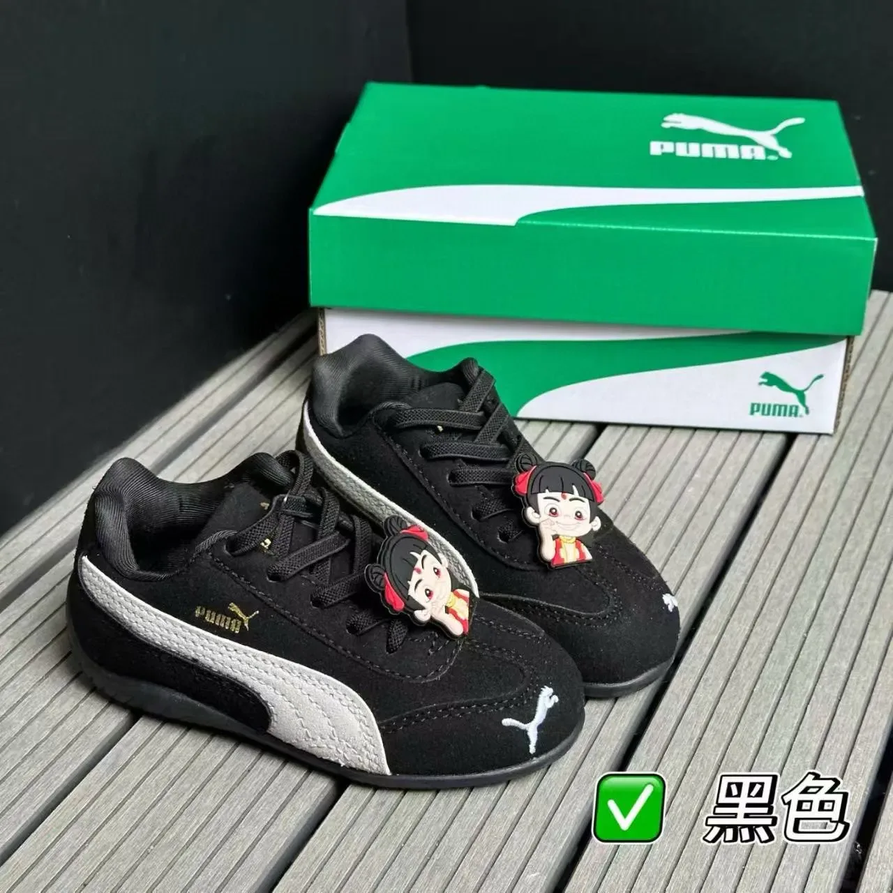 Puma Palermo हरा सफेद लो टॉप स्यूड जैसी ऊपरी जीवनशैली स्नीकर्स 10
