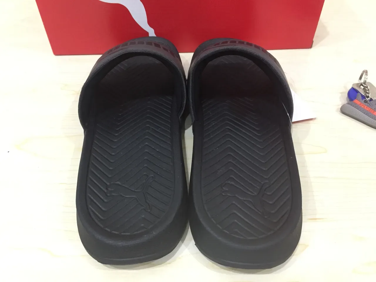 Puma Slide Black Molded Sole Slipper 3