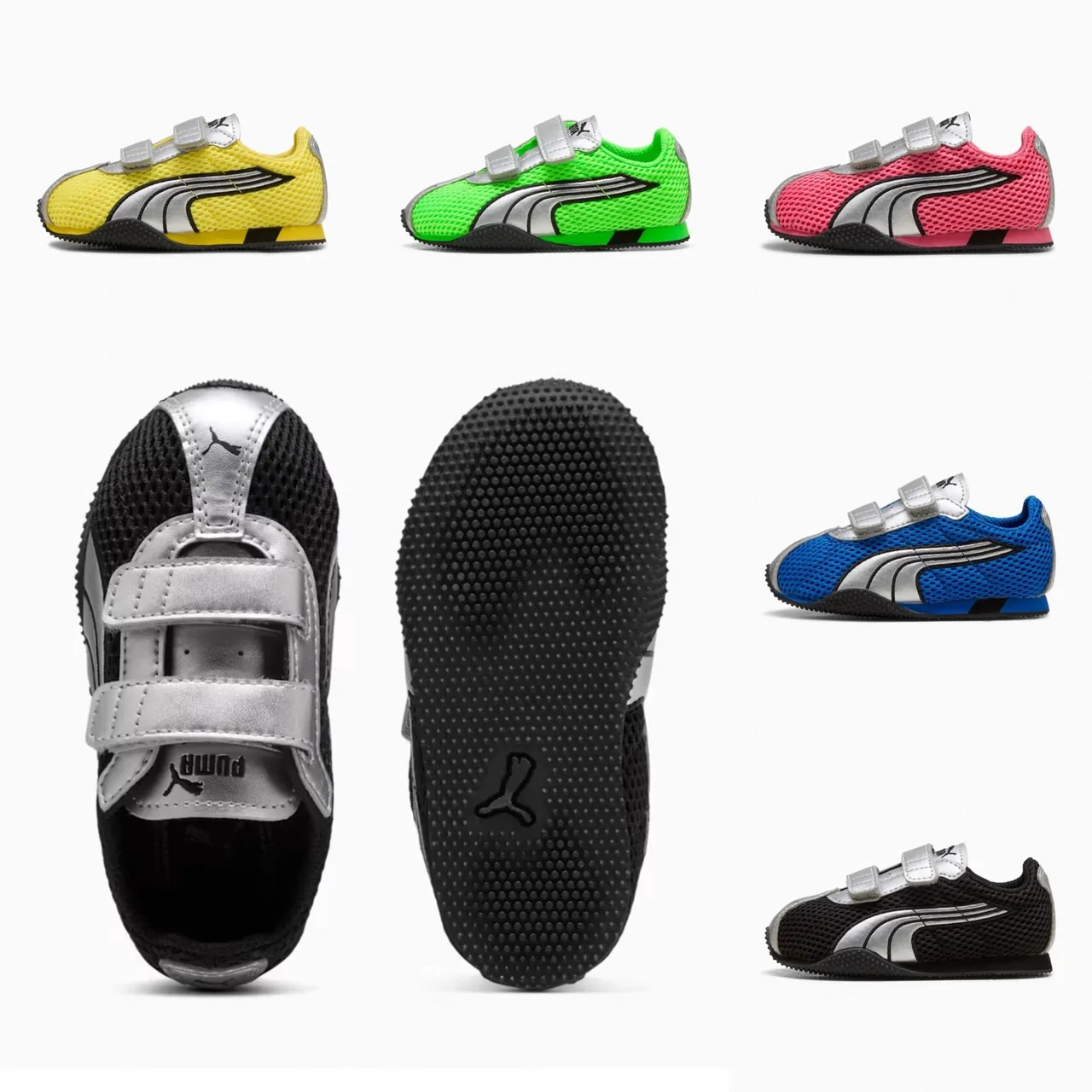 Puma Speedcat Vert Néon Argent Enfants Style de vie Sneakers 10