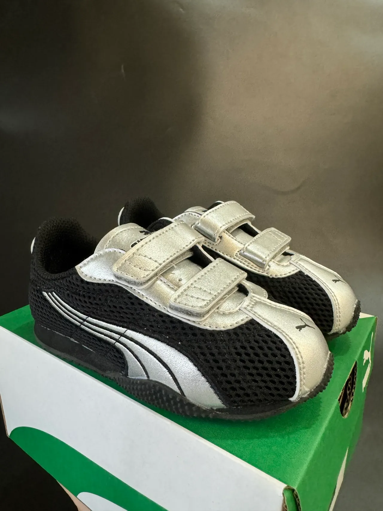 Puma Speedcat Vert Néon Argent Enfants Style de vie Sneakers 12