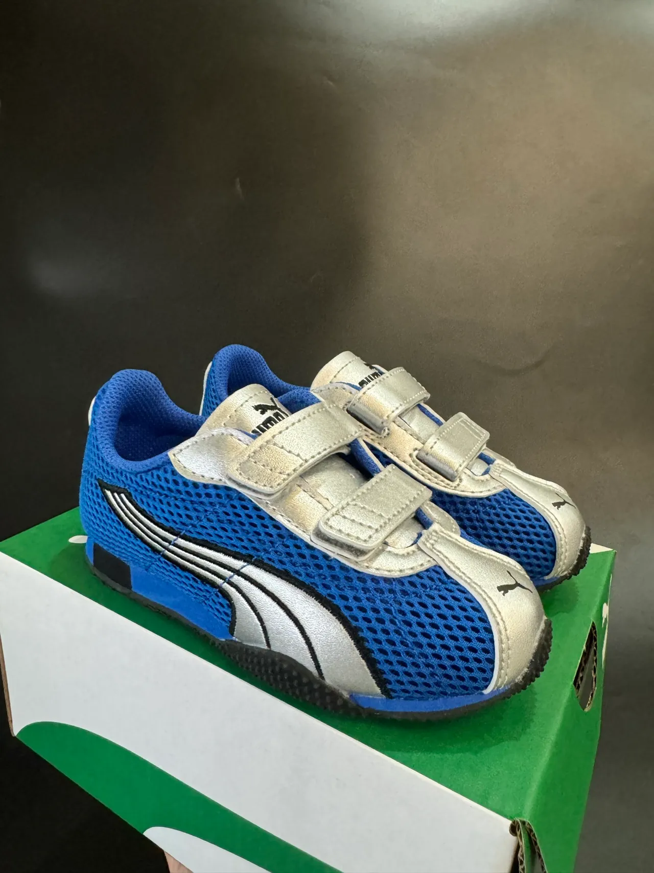 Puma Speedcat Vert Néon Argent Enfants Style de vie Sneakers 13