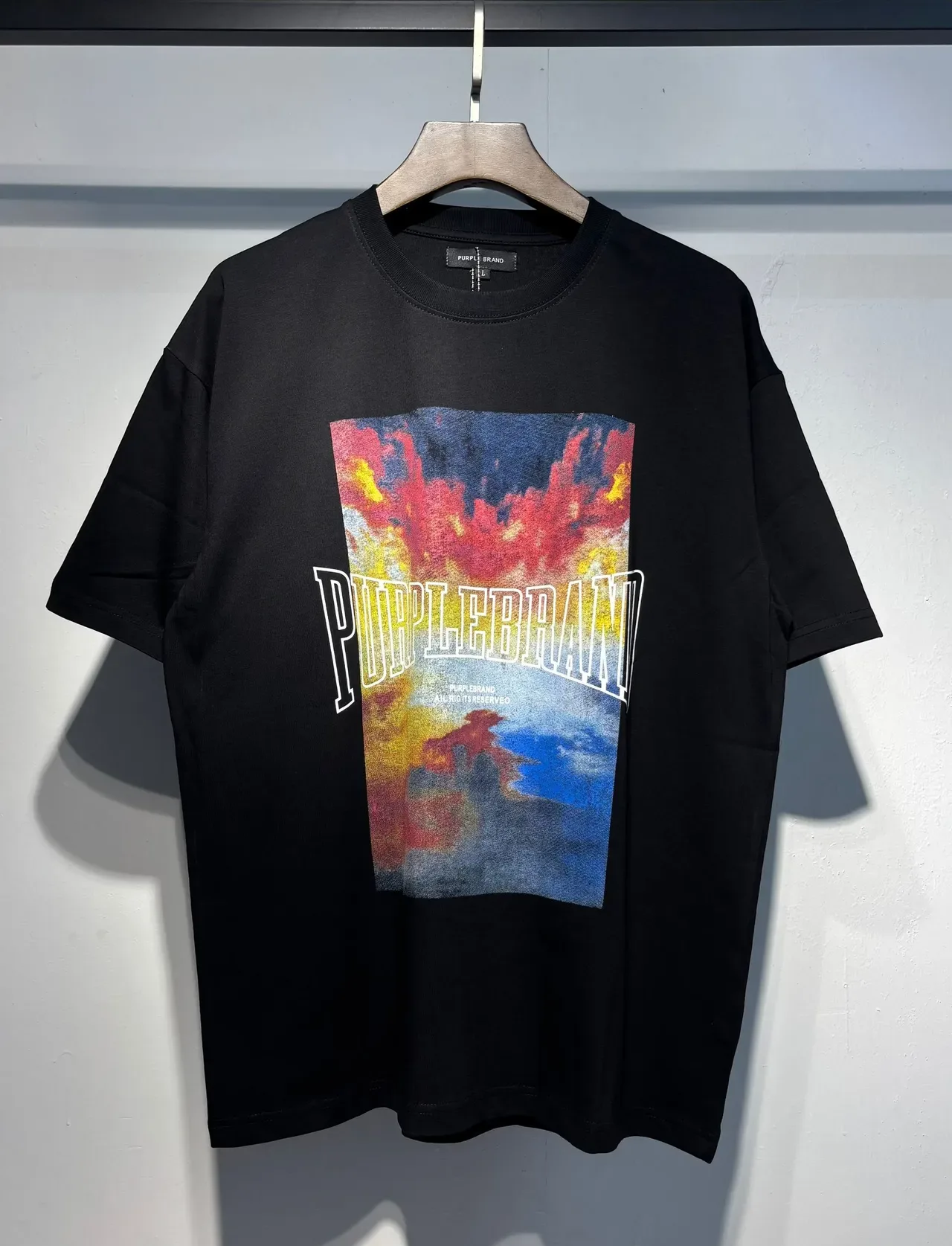 Camiseta oversized con estampado gráfico Purple Brand 5