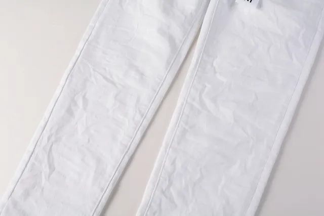 Purple Brand Jean Slim Fit Blanc en Denim 8