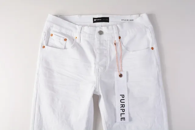 Purple Brand Jean Slim Fit Blanc en Denim 13