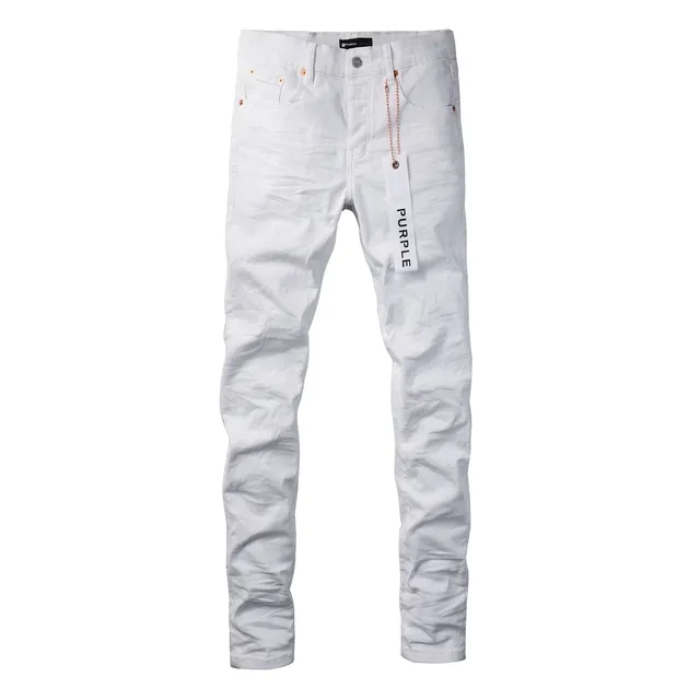 Purple Brand Jean Slim Fit Blanc en Denim 15