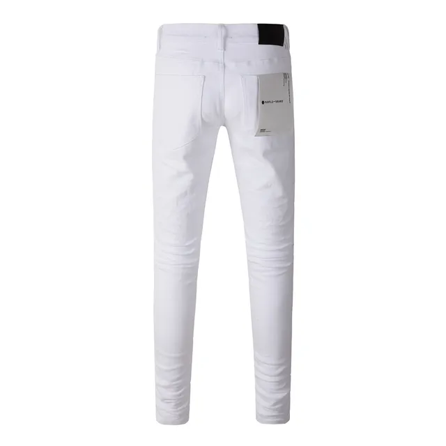 Purple Brand Jean Slim Fit Blanc en Denim 16