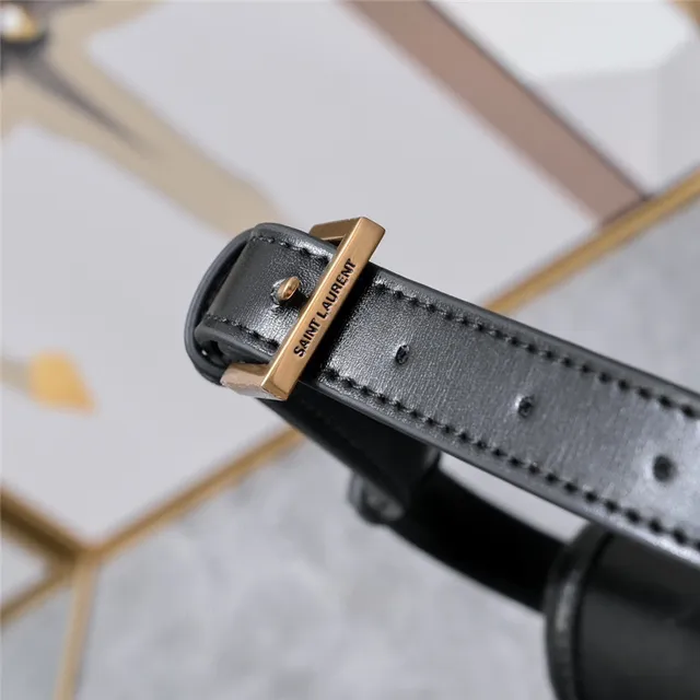 Saint Laurent Loulou Bege Couro Bolsa para Carregar Sob o Braço 3