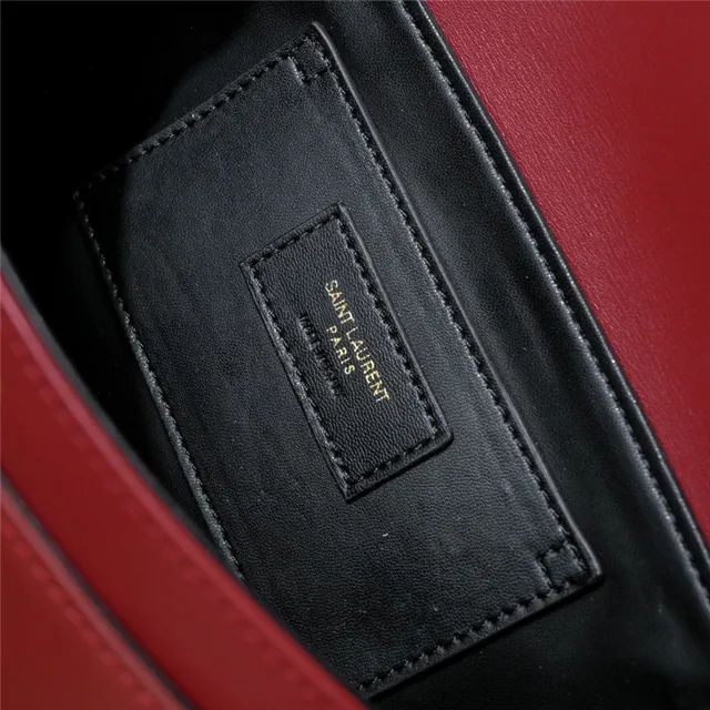 Saint Laurent Loulou Bege Couro Bolsa para Carregar Sob o Braço 11