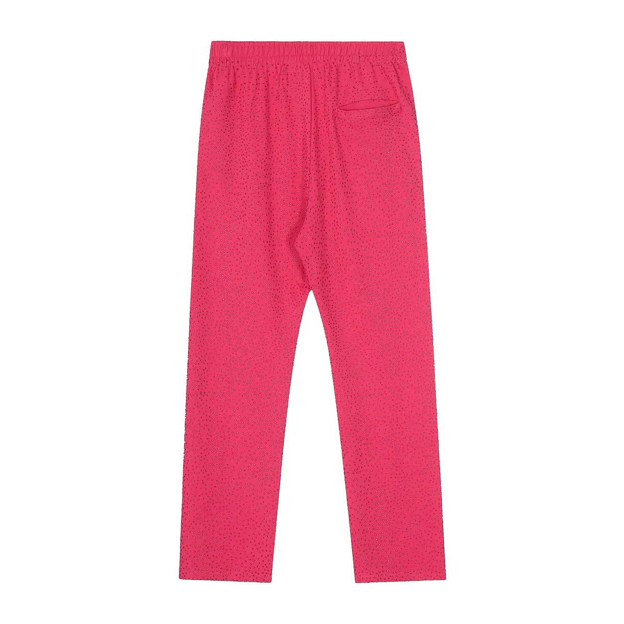 Sp5der Tracksuit Vermelho com Textura de Tecido Perfuração e Logo Bordado em Arco 9