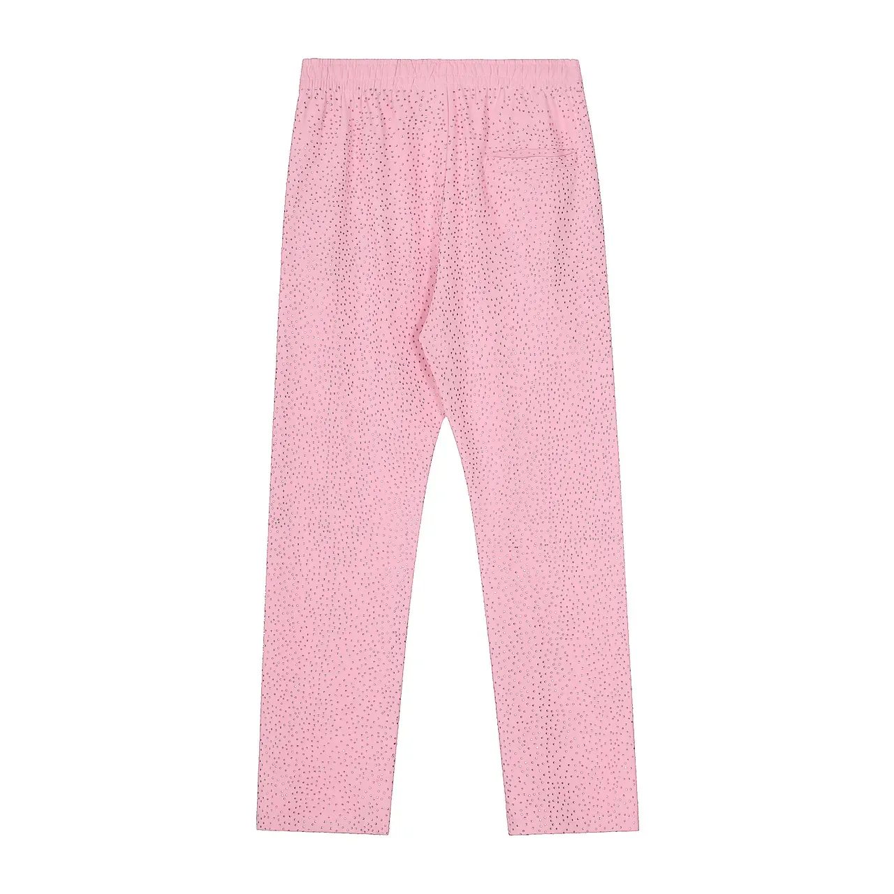 Sp5der Tracksuit Vermelho com Textura de Tecido Perfuração e Logo Bordado em Arco 11