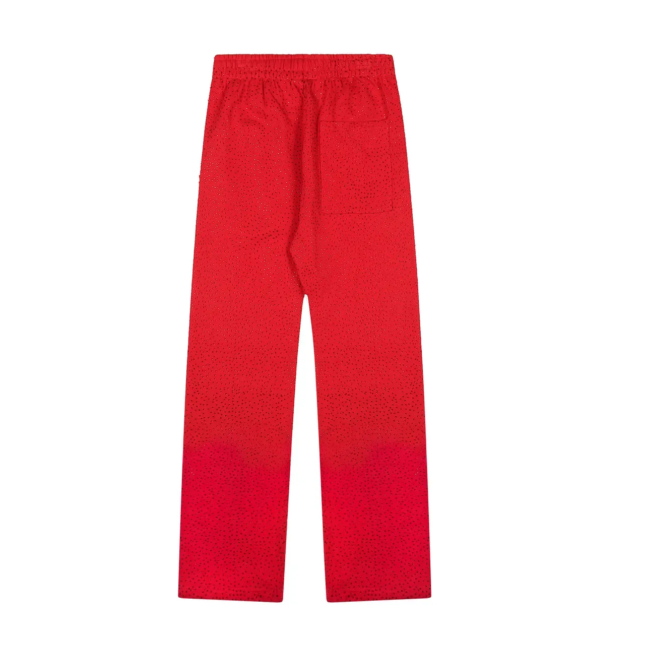 Sp5der Tracksuit Vermelho com Textura de Tecido Perfuração e Logo Bordado em Arco 14