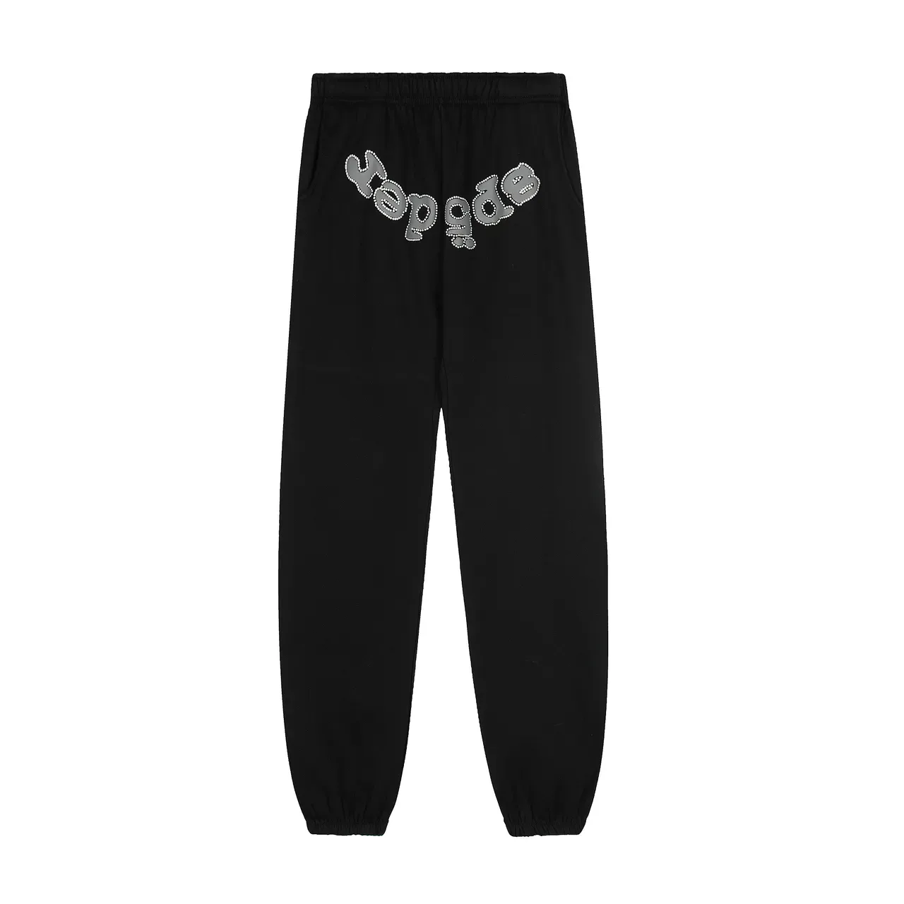 Sp5der Spiderweb Embroidered Black Tracksuit 6