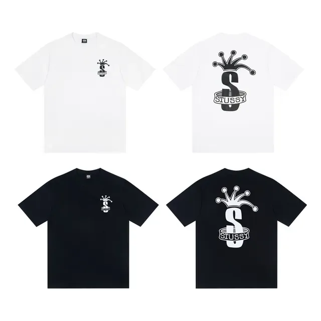 Stussy Stock Logo Crown S ग्राफिक टी-शर्ट 2