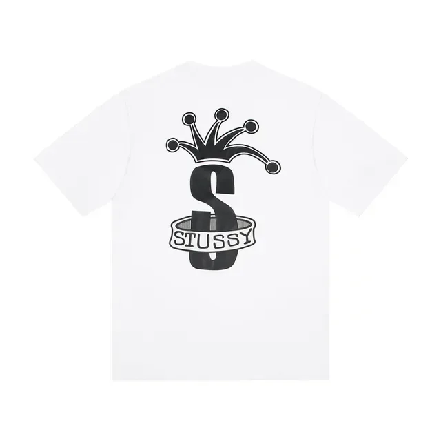 Stussy Stock Logo Crown S ग्राफिक टी-शर्ट 3