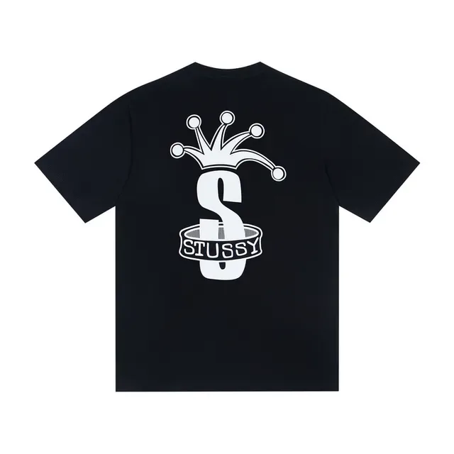 Stussy Stock Logo Crown S ग्राफिक टी-शर्ट 5