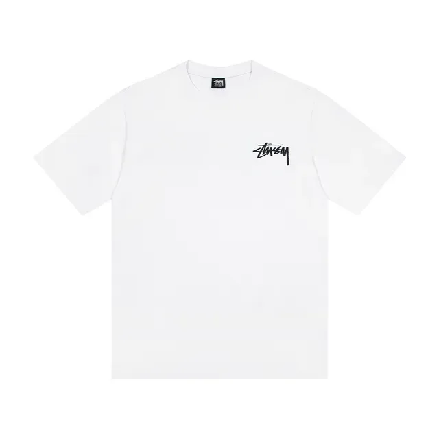 Stussy Stock Logo ग्राफिक टी-शर्ट 4