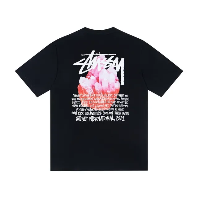 Stussy Stock Logo ग्राफिक टी-शर्ट 5