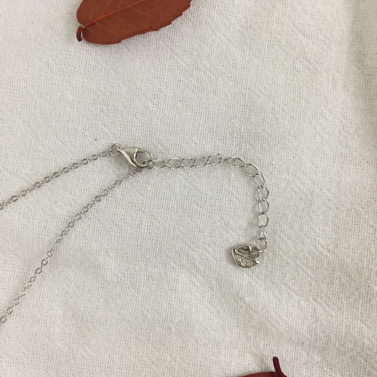 Swarovski Interlocking Triple Ring Crystal Pendant Necklace 4