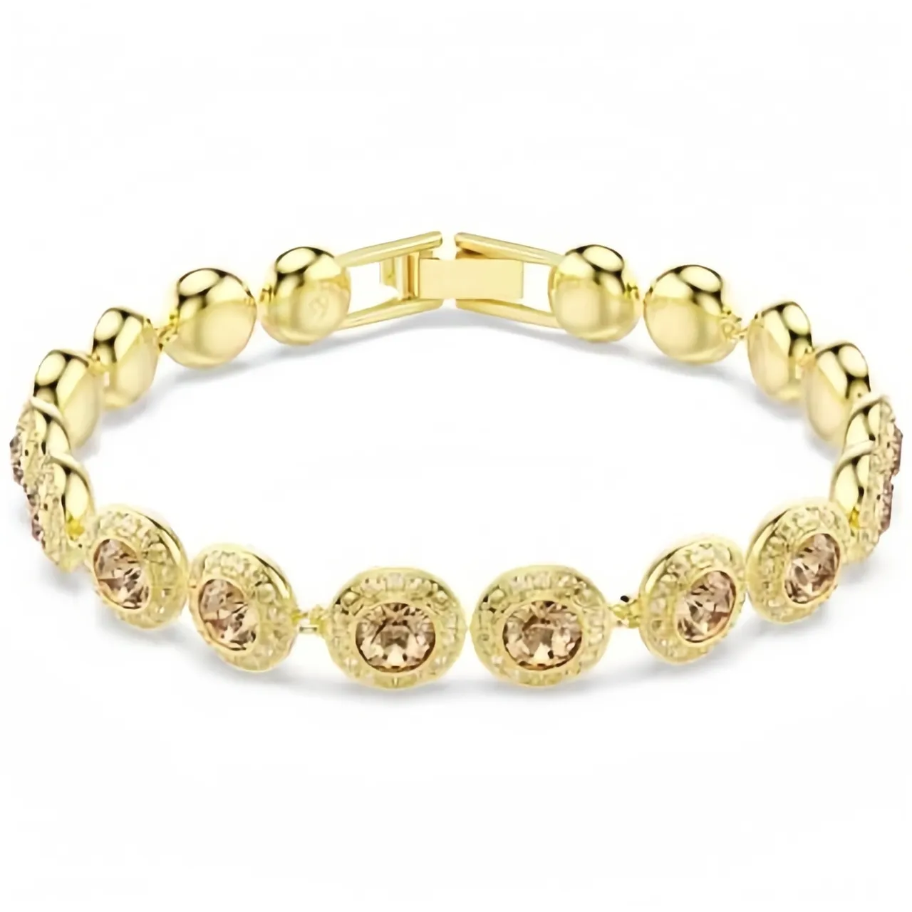 Swarovski Plata Transparente Corte Cushion Piedra Central Halo Pavé Collar 7