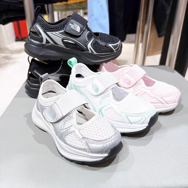 The North Face Sneakers Chunky Noires et Argentées pour Enfants 7