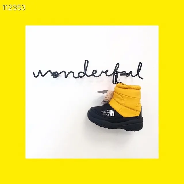 The North Face ThermoBall Boot أسود أطفال حذاء ثلج 7