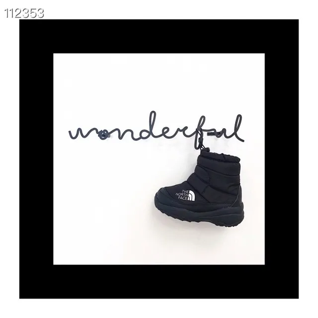 The North Face ThermoBall Boot أسود أطفال حذاء ثلج 9