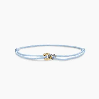 Tiffany & Co. HardWear हल्का नीला कॉर्ड ब्रेसलेट