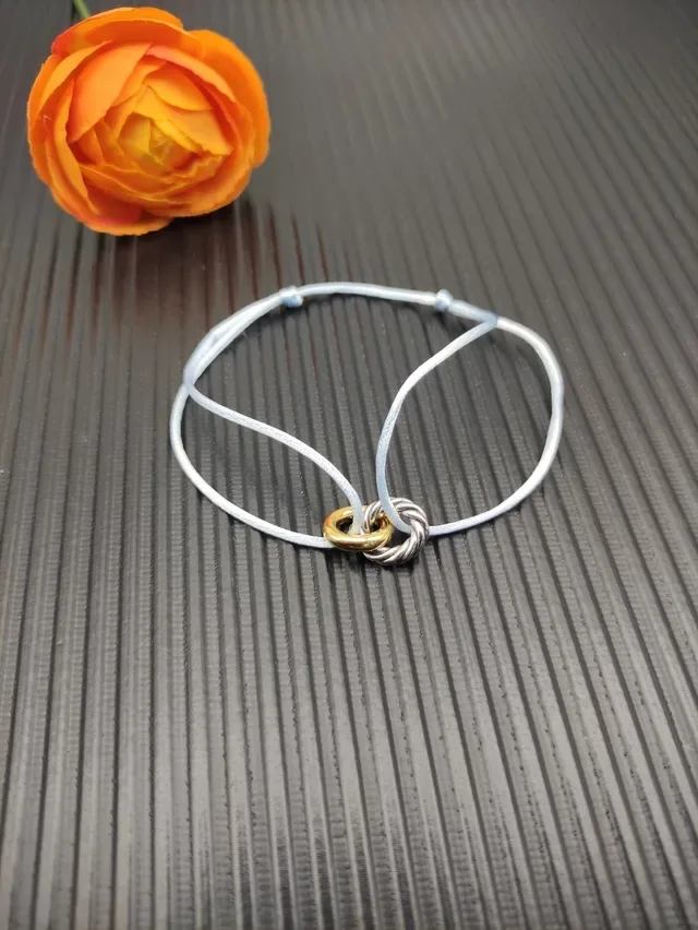 Tiffany & Co. HardWear Pulsera de Cordón Azul Claro 6